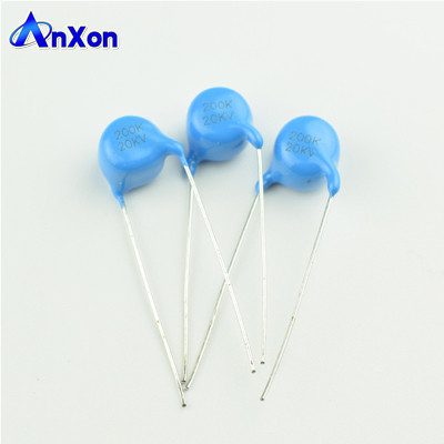 China 20KV 20PF SL High Voltage Lead Wire Disc Ceramic Capacitor supplier