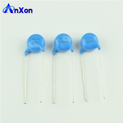 China High Voltage Disc Ceramic Condenser 20KV 82PF DL X-ray Generator Ceramic Capacitor supplier