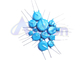 High Voltage Ceramic Capacitor 6KV 27pf Blue Leaded Disc Ceramic Capacitor supplier