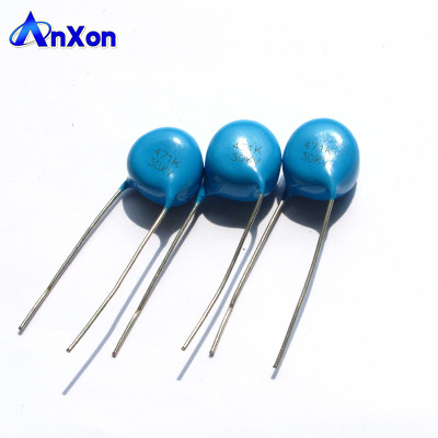 High Voltage Capacitor  30KV 500PF 501 Medical Machine Lead Disc Capacitor supplier