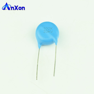 High Voltage Condensateur 20KV 1000PF 102 High Voltage Ceramic DC Disc Capacitor supplier