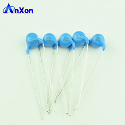 High Voltage Condenser 20KV  100PF 101 High Voltage Disc Ceramic Capacitor supplier