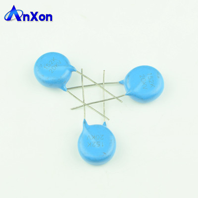 High Voltage Condenser 20KV 1500PF 152 Made in China Ceramic Disc Capacitor supplier