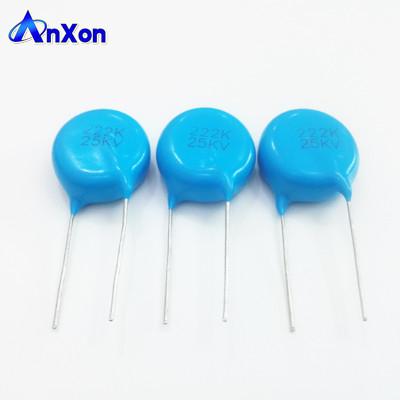 High Voltage Condensador 25KV 2200PF 222 China Supplier of High Voltage Ceramic Capacitor supplier
