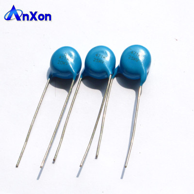 High Voltage Condenser 25KV 470PF 471 Leaded Type Ceramic Disc Capacitor supplier