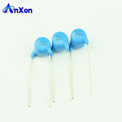 HV Disc Condenser 30KV 150PF 151 High voltage blue ceramic capacitor supplier