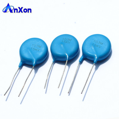 High Voltage Kondensator 15KV 10000PF 103 Disc ceramic capacitor with lead supplier