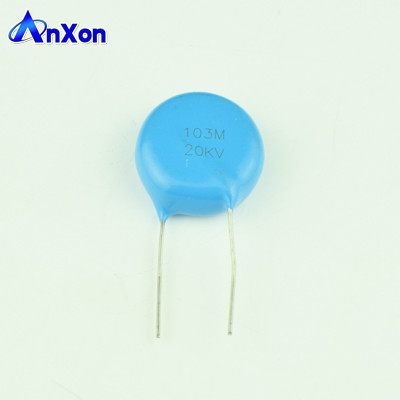 HV Disc Ceramic Capacitor 20KV 10000PF 103 Color TV doublers and triplers capacitor supplier