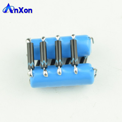 High voltage ceramic capacitor array with blue epoxy resin coating supplier