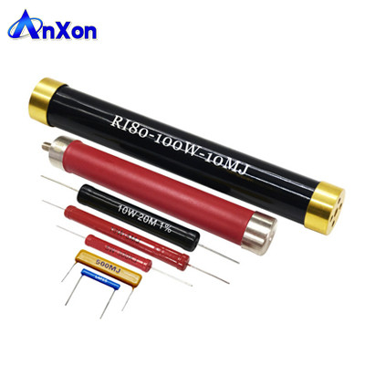 AXRI80-20W-1M ohm Glazed Tubular High Peak Power X-Ray Equipment Resistor supplier