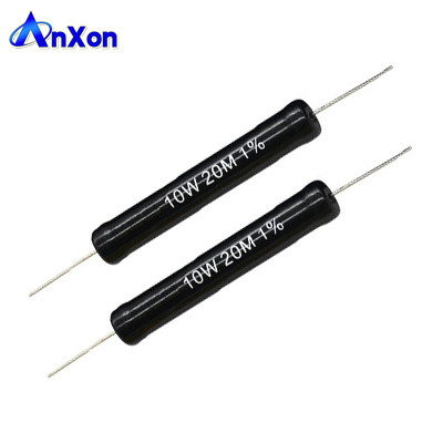 10W 50M ohm High Voltage Inductance Free Glazed Metal Linear Resistor supplier