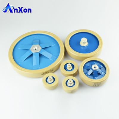 AnXon RF Condenser 14KV 500PF 90KVA Low self heating RF power ceramic capacitor supplier