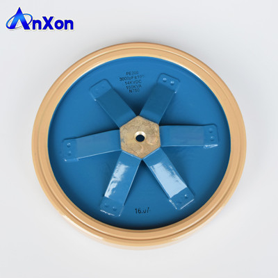 AnXon RF Condenser 14KV 500PF 90KVA Low self heating RF power ceramic capacitor supplier