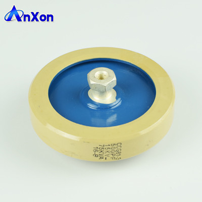 AnXon CCG81-3 15KV 300PF 75KVA  High voltage RF disc ceramic capacitor supplier