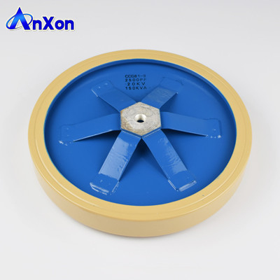 AnXon CCG81-5 20KV 500PF 90KVA High voltage high frequency ceramic capacitor supplier