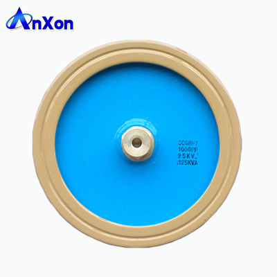 AnXon CCG81-9 20KV 2000PF 150KVA Disc type High Frequency Power Capacitor supplier