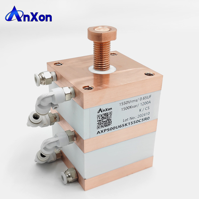 1550V 0.65UF Induction Heating Polypropylene Conduction-cooled Capacitor supplier