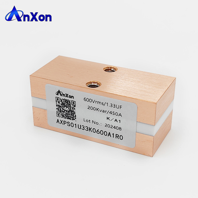 800V 0.33UF 300A Power Ratings 200Kvar Power Film Capacitors AXPS00U33K0800A1R0 supplier