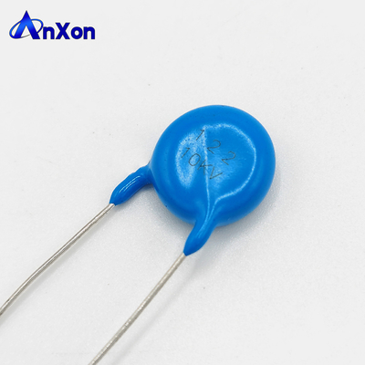 High Voltage Disc Ceramic Capacitor 10KV 1200PF  Blue coated disc Low DF Ceramic Capacitor supplier