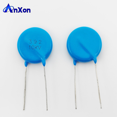 High Voltage Disc Ceramic Capacitor 10KV 1200PF  Blue coated disc Low DF Ceramic Capacitor supplier