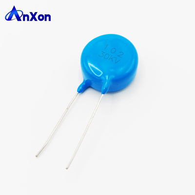 Safety Ceramic Disc Capacitor 30KV 1000PF 102 Ceramic Safety Capacitor For Ac Decoupling Cross supplier