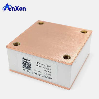 A5 700V 1.5UF Conduction Cooled Capacitor For Induction Heating - Square AXPS01U50K0700A5R0 supplier