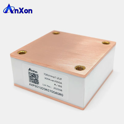 A5 700V 1.2UF Power Film Capacitors For Inductive Power Transfer Systems AXPS01U20K0700A5R0 supplier