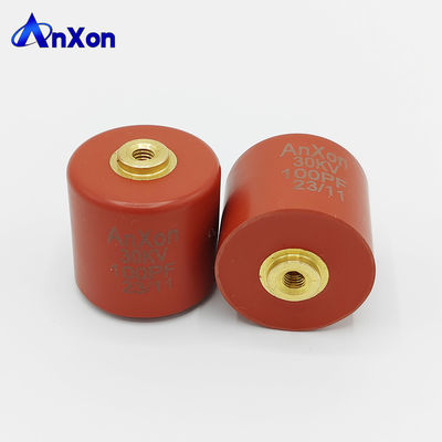 Red Color High Voltage Ceramic Capacitor CT8G 30KV 200PF DL AXCT8GC80201K3D1B supplier
