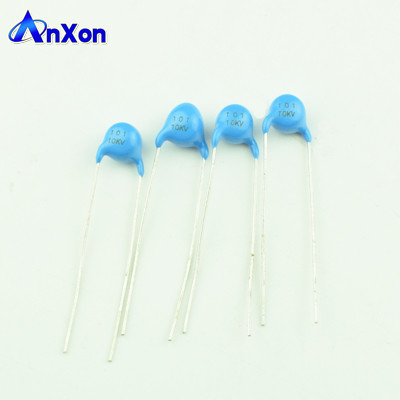 CT81 10KV 100PF Y5T Radial Lead Type High Voltage Ceramic Capacitor supplier