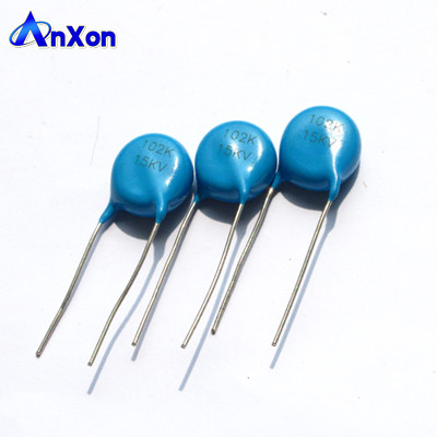 High Voltage Condenser 15KV 1500PF 152 Wire HV Disc Ceramic Capacitor