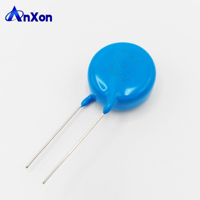 Safety Ceramic Disc Capacitor 30KV 1000PF 102 Ceramic Safety Capacitor For Ac Decoupling Cross